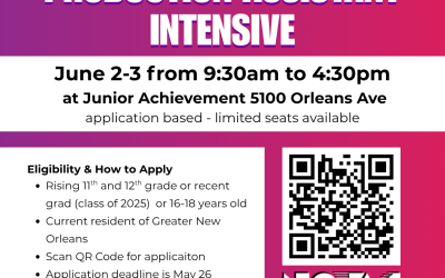 Youth Production Assistant Intensive Training